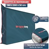 Wrappybag Opaque Mattress Storage Bag King - Waterproof, Heavy Duty view 2