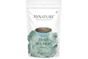 Dead Sea Mud Powder by mi nature |For Face, Body & Hair | Dead Sea Mud Revitalizing, Exfoliating Powder | All Pure, Free from