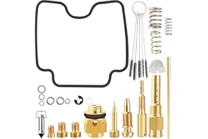 QAZAKY Carburetor Rebuild Kit Compatible with Suzuki Quadsport Z400 LTZ400 LTZ 400 LTZ400Z Kawasaki KFX400 KSF400 Arctic Cat 400 DVX 2003 2004 2005 2006 2007 2008 Carb Repair Set