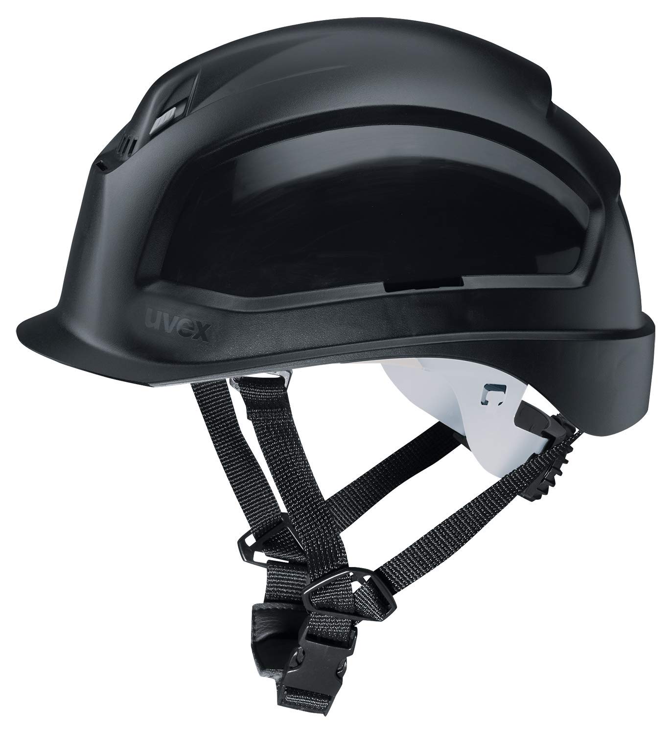 Uvex Pheos S-KR Safety Helmet - Construction Helmet with 4-Point Chin Strap and Ventilation Holes