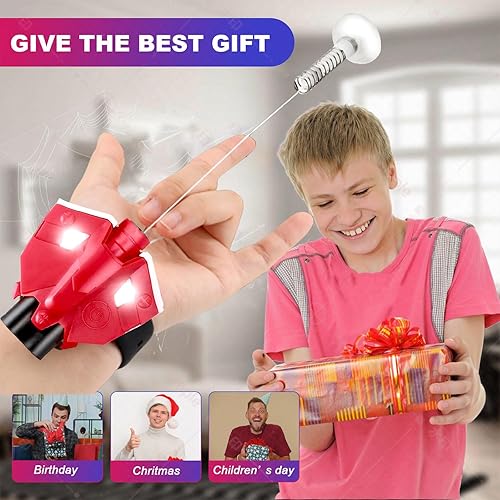 BalaSnow Tireur de Toile d'araignée Web Launcher String Shooters Toy Upgrade 2.0, Gadgets Cool