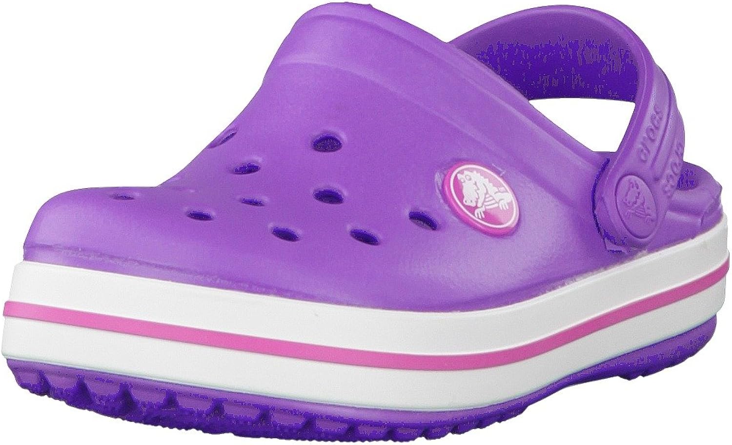 crocs classic clog neon purple