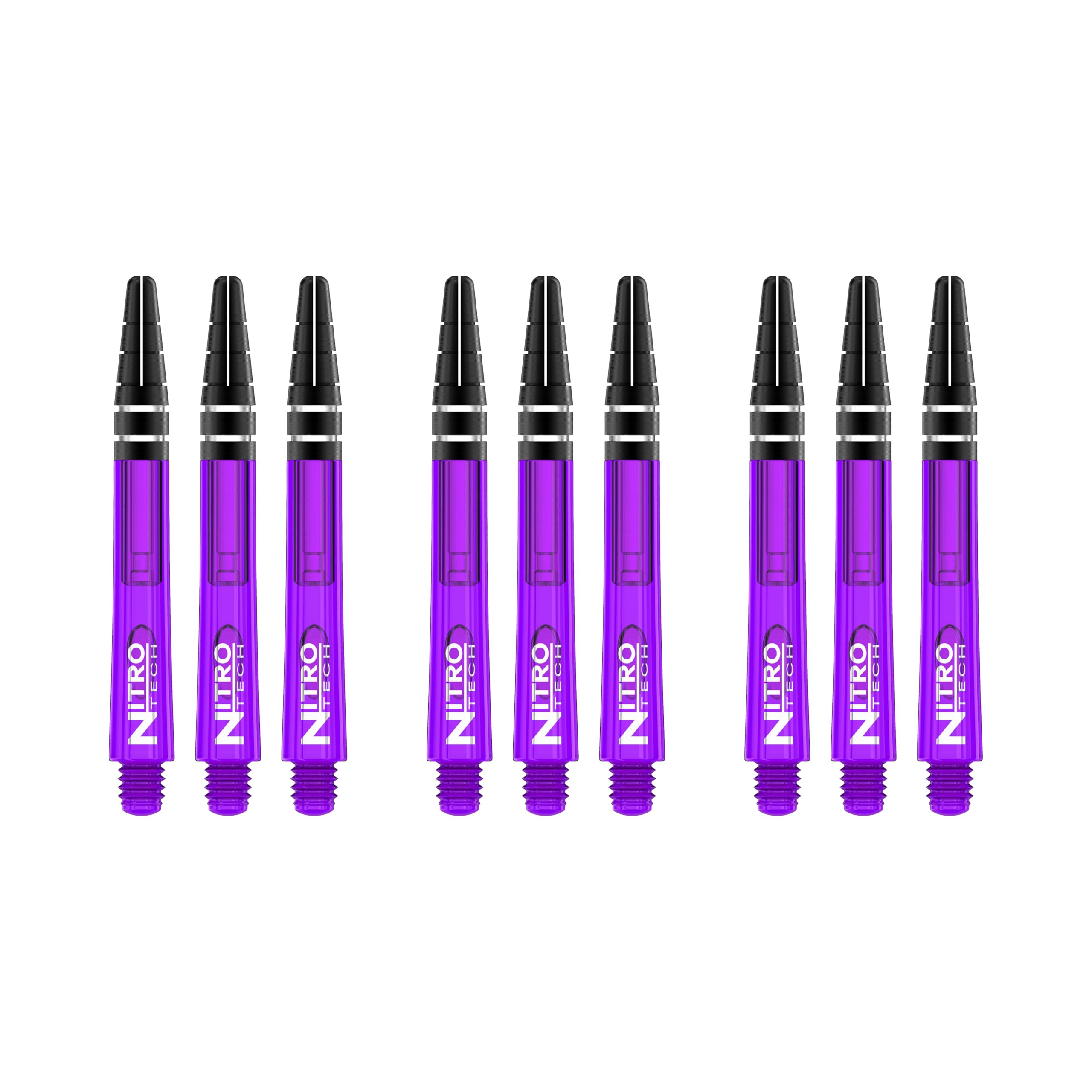 RED DRAGON Nitrotech Medium Stems - Purple - 3 sets per pack (9 Stems in total)