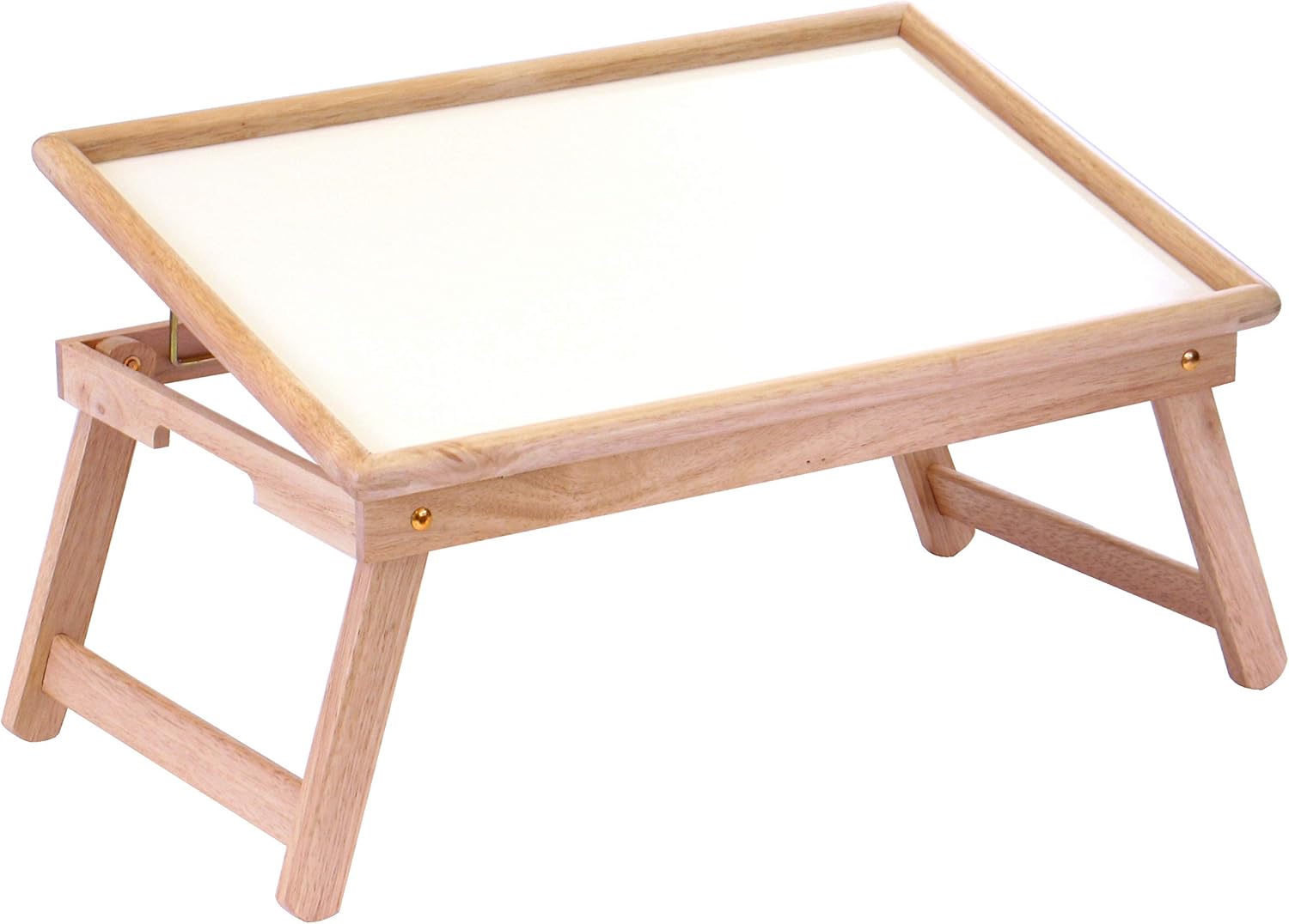 Winsome Wood Ventura Bed Tray, Natural/wht: Furniture & Decor