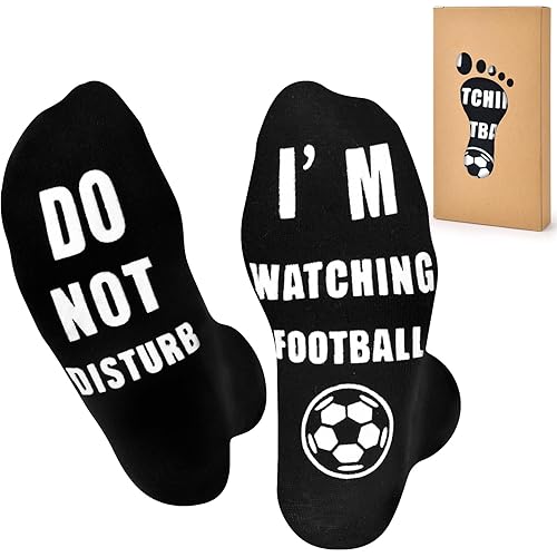 Stocking Fillers for Men：Christmas Gifts for Him,9-11 Non-slip Novelty Socks,Funny Secret Santa Gifts for Men Him Dad on Christmas Birthday Anniversary