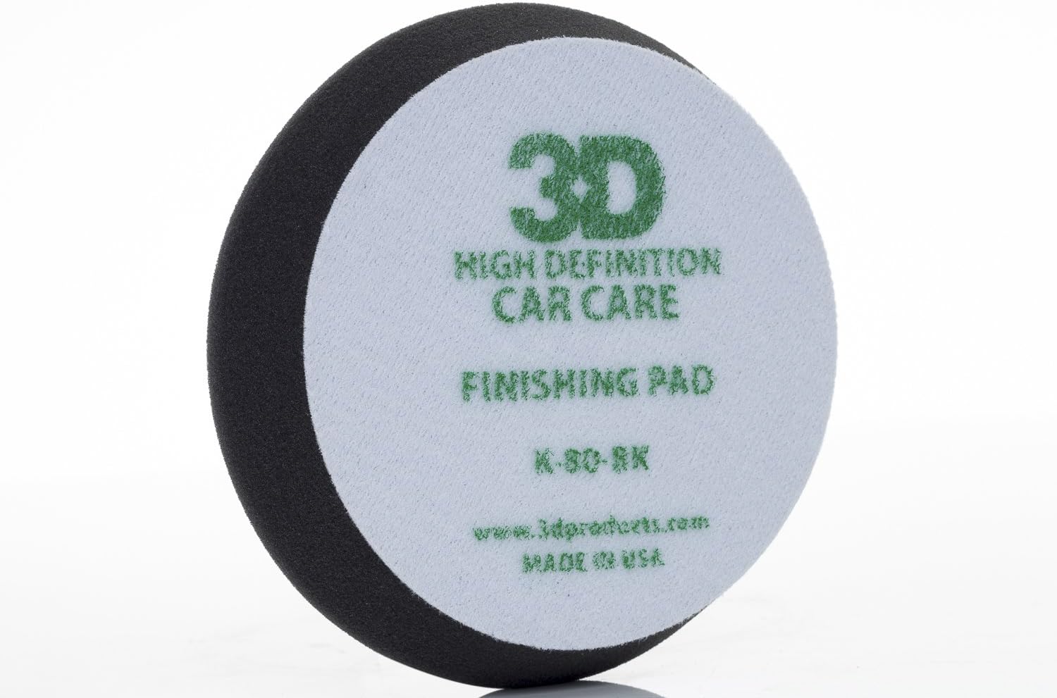 3D 5.5" Black Finishing Pad - For use with Machine Polisher, Dual Action, Rotary or Orbital