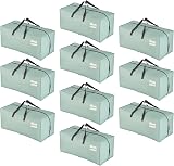 Venо 10 Pack Heavy-Duty Extra Large Moving Bags with Backpack Straps
