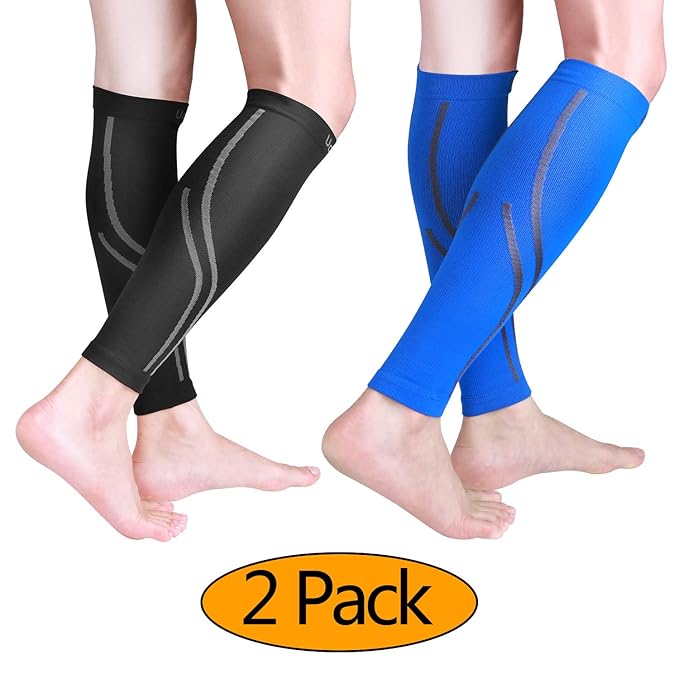 Udaily Calf Compression Sleeves for Men & Women (2030mmhg) Calf