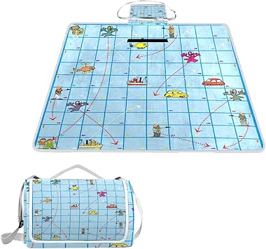 Amazon バララ La Rose レジャーシート 花見シート 厚手 防水 軽量 おしゃれ 子供 ボードゲーム 絵画 ピクニックマット キャンプマット 折りたたみ 断熱 防湿気 大判 2人 5人用 手洗い 家族旅行 花火大会 対応 約142 147 バララ La Rose レジャーシート