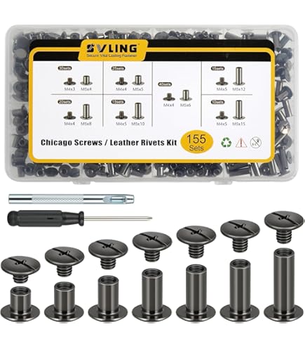 chicago screws book screws twist rivets brass304