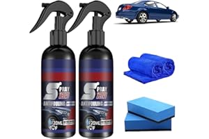 SEYUDZU Multi-Functional Coating Renewal Agent, Ceramic Coating for Cars, Car Coating Agent Spray, 3 in 1 Ceramic Car Coating Spray, 3 in 1 High Protection Quick Car Coating Spray, Waterless Wash (2 Sets)