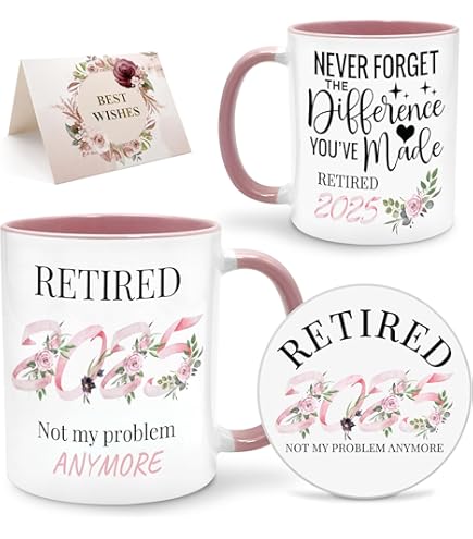 MOMRNTAIL Cadeaux De Retraite Pour Femme - Verres à Vin De 57