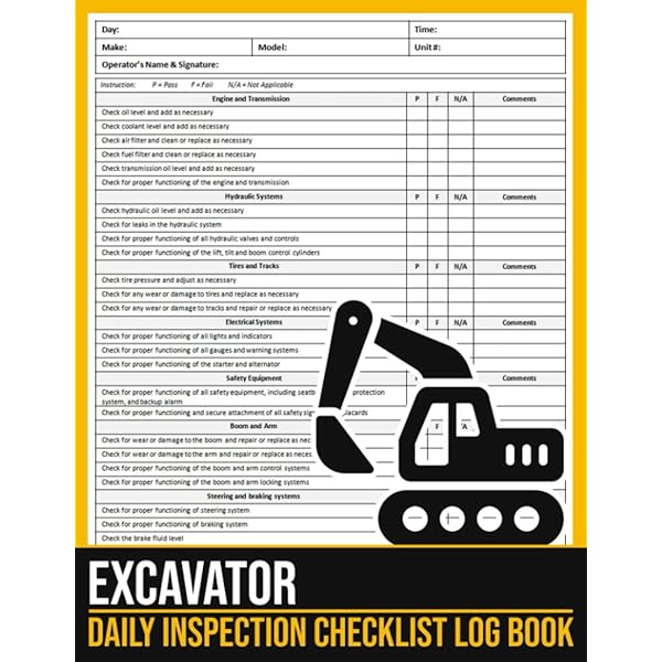 Skid Steer Loader Daily Inspection Checklist: Skid Steer Pre