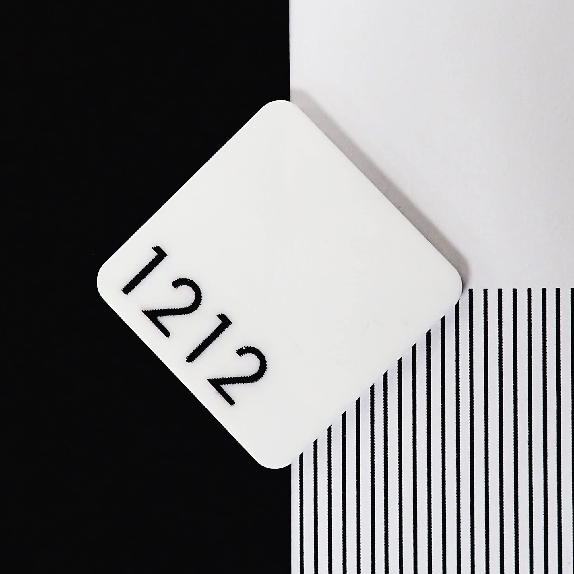 Perspex 1212 White Cast Acrylic Sheet - 500x300x3mm