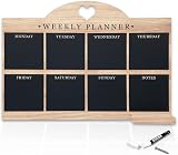 Empire Weekly Planner and Menu Board Wood Wall Mounted 5pc Pack