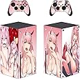 Vanknight XB Series X Console Controllers Skin Decals Stickers Hot Anime Girl Wrap Vinyl for XB Series X Console Anime Lady