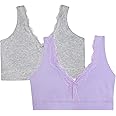 Fruit of the Loom Women's Full Coverage Wireless Cotton Bralette