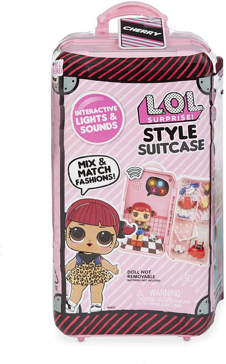 L.O.L Surprise! 560425 L.O.L Style Suitcase Cherry Interactive Surprise