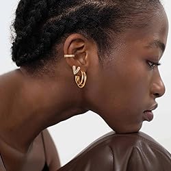 Dremmy Studios Gold Open Hoops Earrings 14K Gold