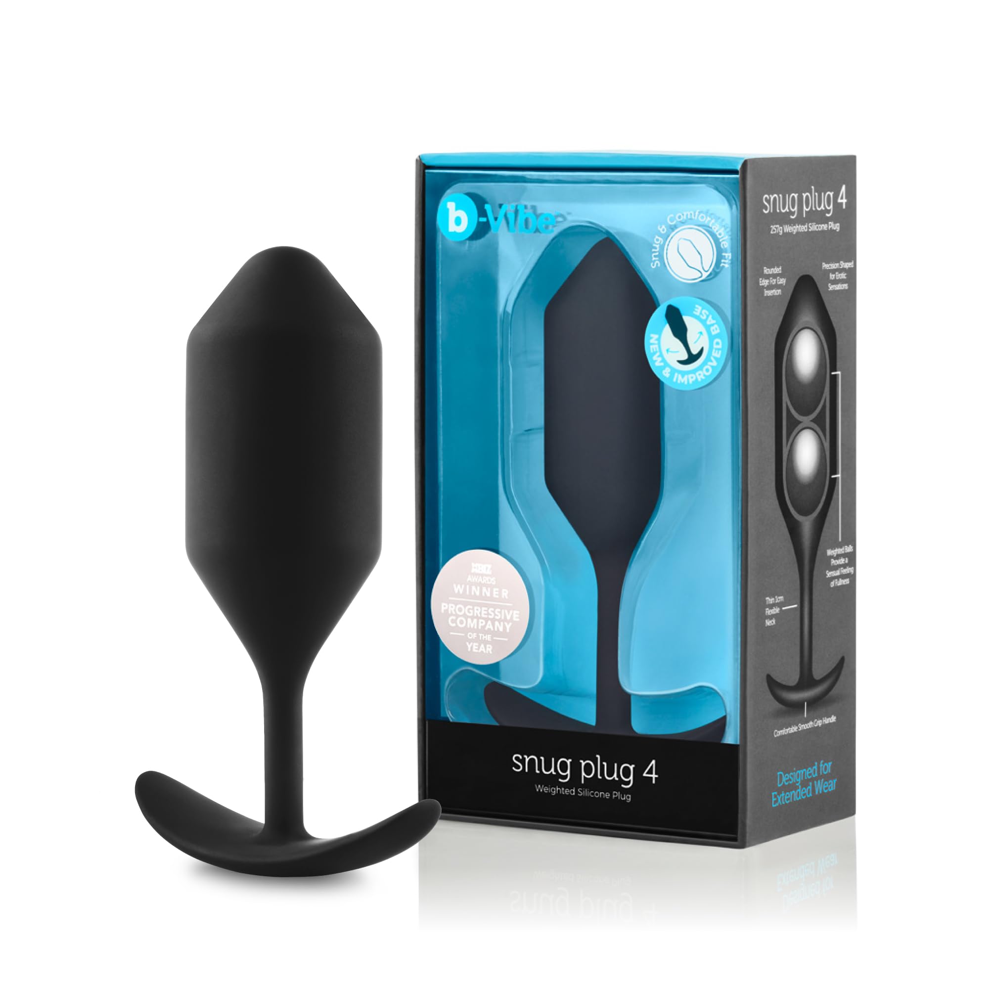 b-Vibe Snug Plug 4, Black