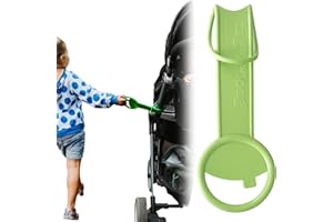 TAGALONGKIDS Tagalong Stroller Accessory for Child Safety | Toddler Must Have to Keep Kids Close | Toddler Travel Accessory - Links to Strollers, Backpacks, Shopping Carts - Disney Trip Essential - Green Tag