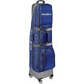 Samsonite "The Protector Hardside and Softside Golf Travel Bag with Shark Wheels, Waterproof Exterior