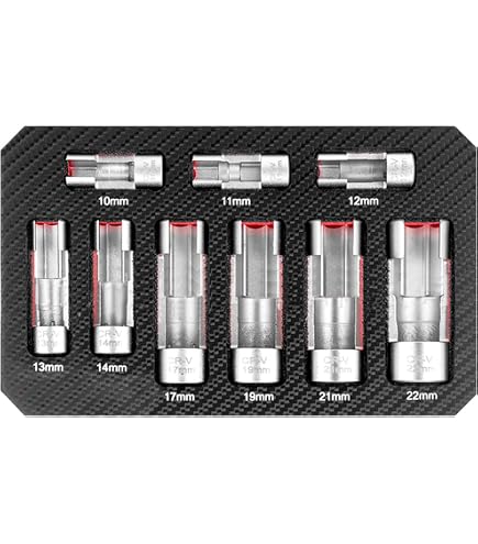CTA Tools 7522 Schlitz-Doppel-D-Stecknuss, 6 X 8 Mm – Für Stoßdämpfer Und Federbeine