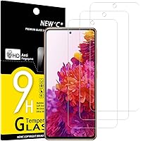 NEW'C 3 Pack Designed for Samsung Galaxy S20 FE / S20 FE 5G Screen Protector Tempered Glass,Case Friendly Scratch-proof, Bubb