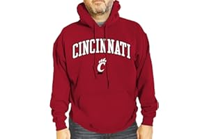 Campus Colors Long Sleeves NCAA Adult Arch & Logo Gameday Unisex Hooded Sweatshirt
