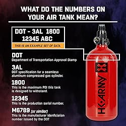 HK Army 48ci/3000psi Aluminum HPA Tank w/Neoprene