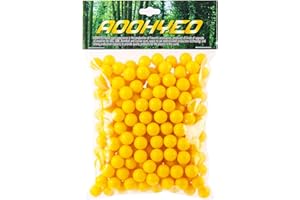AOOHYEO 250X0.43 Caliber Paintballs - Reusable .43 Cal Rubber Balls for Non-Lethal Outdoor Training Shooting