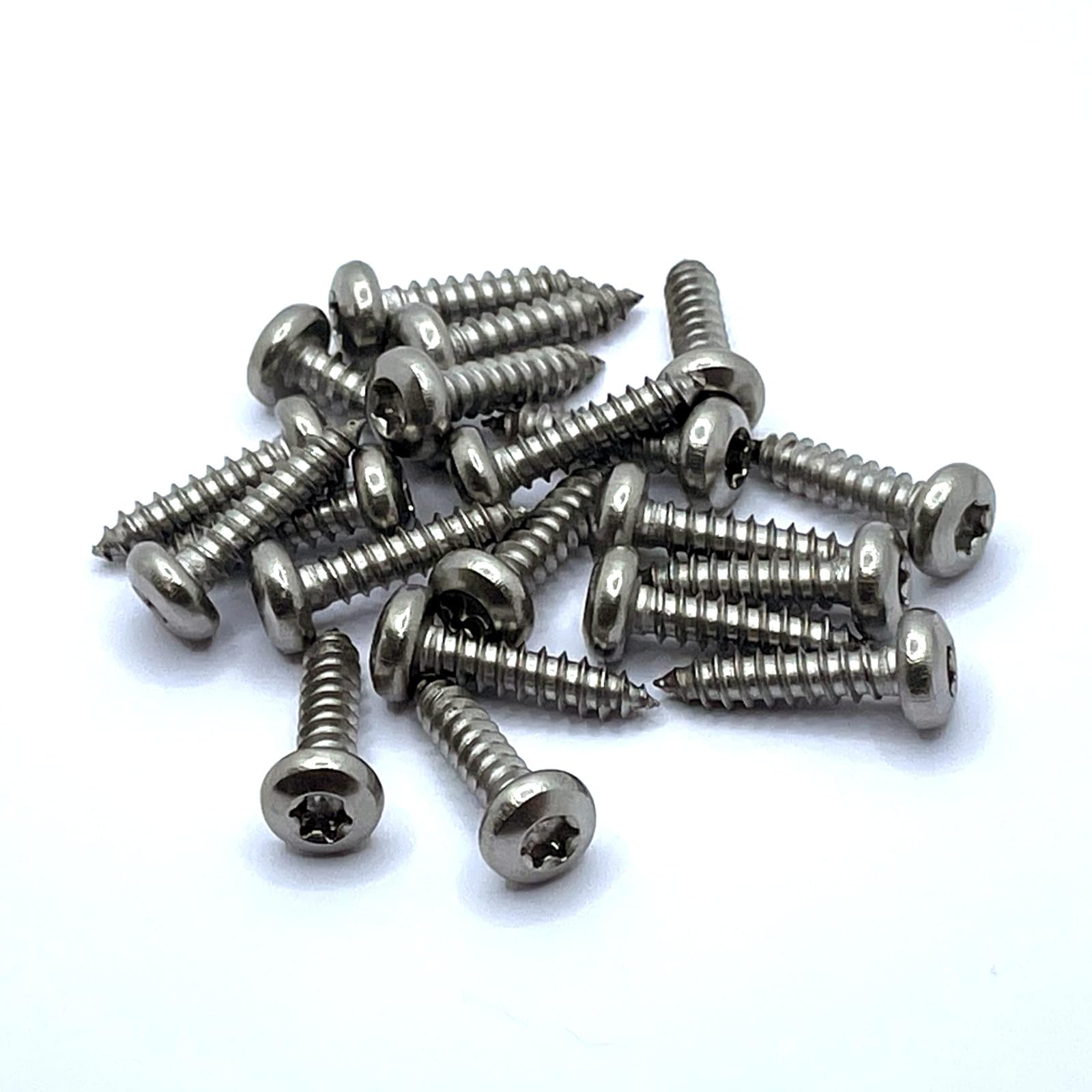 4.8mm x 19mm Torx/Hexalobular Pan Head Self Tapping Screw ISO14585 A4 (316) Stainless Steel (Pack of 20)