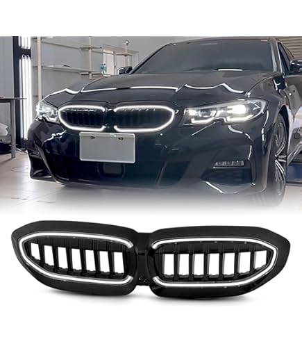 メルジャリ For BMW M340i xDrive Front Radiator Active Grille Air