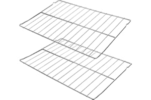 Baudelun Range Oven Rack 316496201 for Crosley/Kenmore/Electrolux/Frigidaire Range Oven， 24.17” x 16”Size, Replaces AP4040129,PS1765356，316496207, 316498000,AH1765356,2PCS