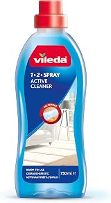 Vileda 1-2 Spray Active Cleaner 750ml Pack of 3 Streak Free view 2