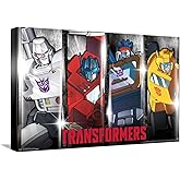 Trends International Hasbro Transformers - Classic Wall Poster, 14.72" x 22.37", Stretched Canvas
