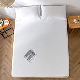 Good Nite King Size Fitted Sheet 25CM Deep Pocket Soft White Bedding view 6