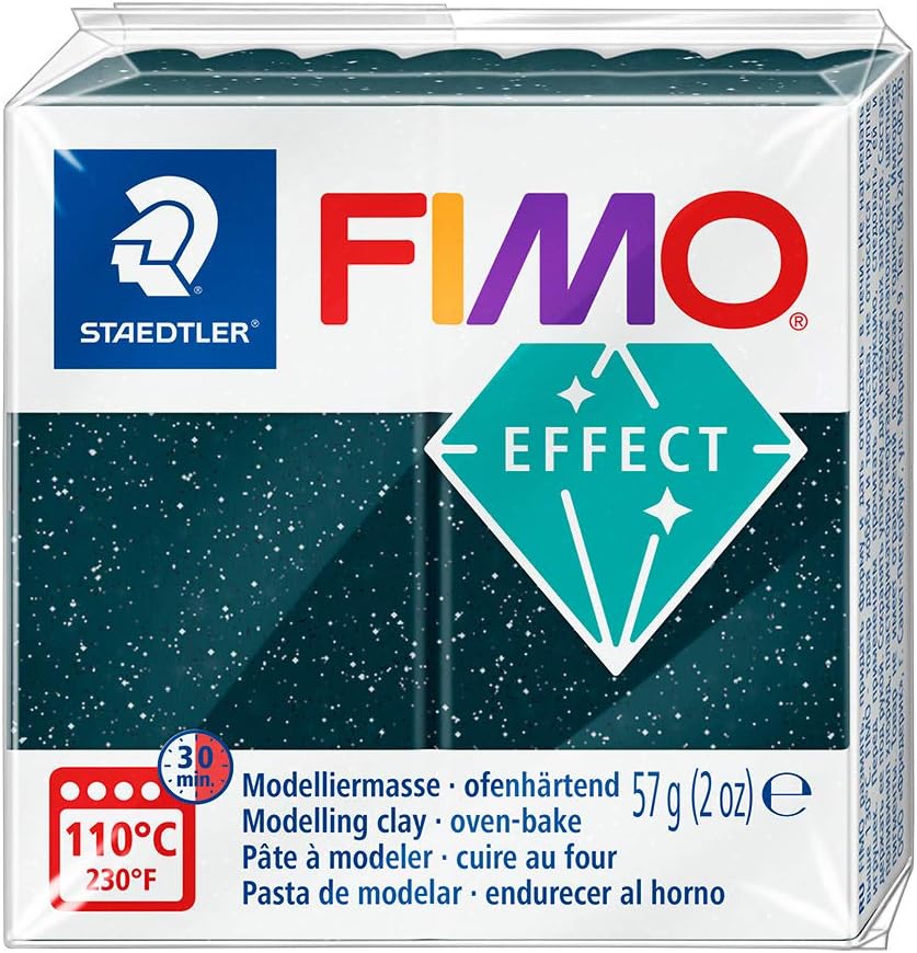 STAEDTLER FIMO Effect 8020-903 Oven Hardening Modelling Clay, 57 g - Stardust, Gemstone Stardust, 1 Pack