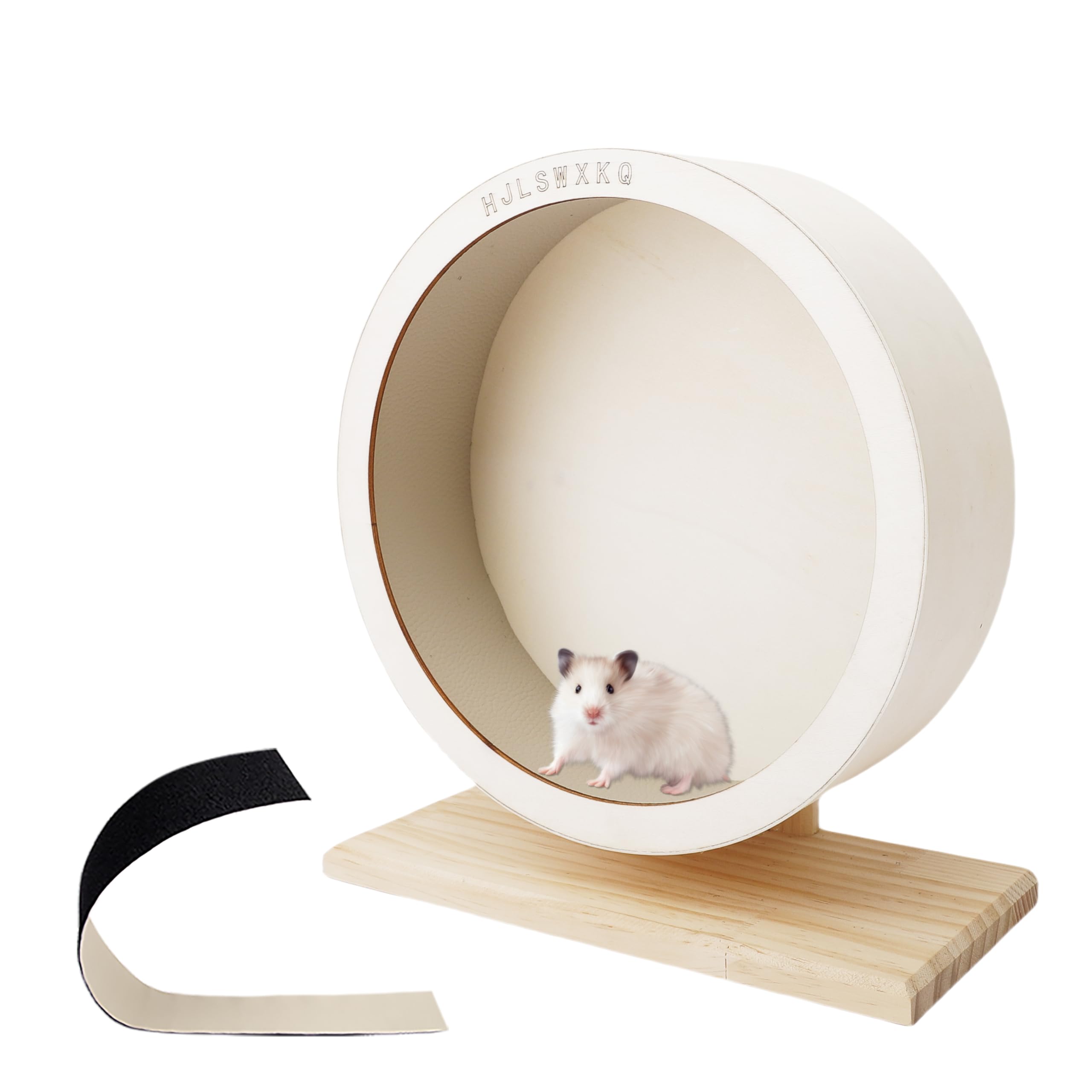 Photo 1 of 13in Large Hamster Silent Exercise Wheel – Wooden Chinchilla Wheel with Removable Washable Track, Quiet Wheel for Hedgehog,Rat,Syrian Hamster?13in?