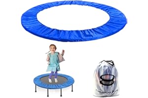 ABIPHOP Mini Trampoline Spring Cover 36 Inch Small Trampoline Safety Pad for 6 Holes Round Trampoline Tear-Resistant Oxford Cloth Anti-Vibration Easy to Install Replacement, Multiple Color Options