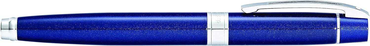 Sheaffer 300 - Refillable fountain pen, fine nib, glossy blue finish, chrome plate trim, E0934143 - Image 3