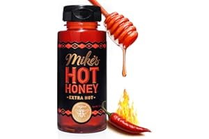 Mike's Hot Honey, Extra Hot, America's #1 Brand of Hot Honey, Spicy Honey Infused with Chili Peppers, Gluten-Free, Paleo-Friendly, Sweet Heat, Perfect for Hot Sauce Lovers (10oz Bottle, 1 Pack)
