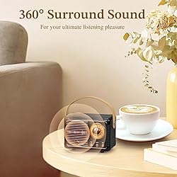 PRUNUS J-999 Retro Bluetooth Speaker,Vintage
