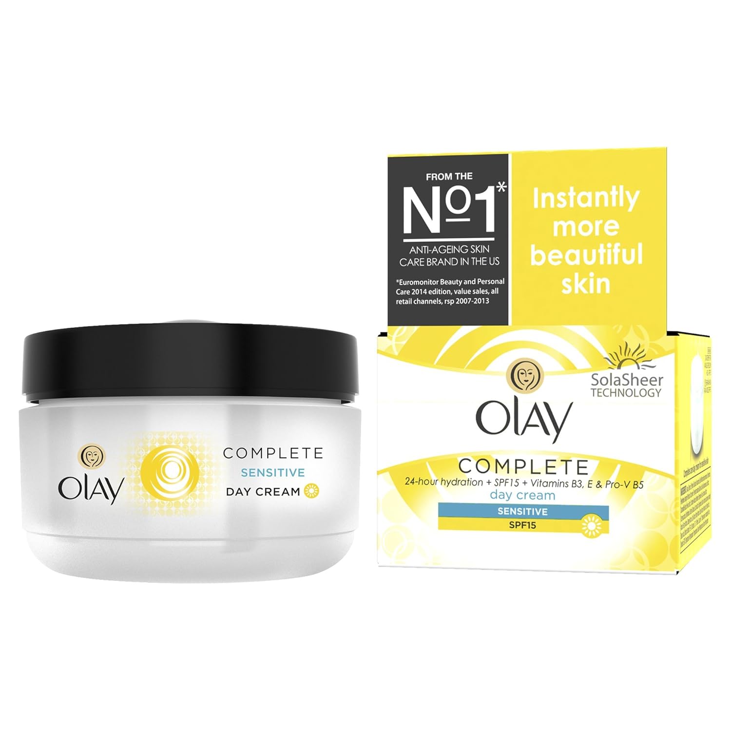 Amazon Com Olay Essentials Complete Care Day Cream Spf 15 For Sensitive Skin 1 7 Ounce Beauty