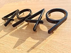 House Numbers For Outside - 5 Inch Modern Floating
