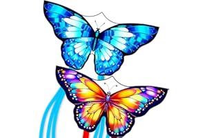 XIDA KITE Xida Butterfly Kite for Kids & Adults, Easy to Fly, Ages 4-8, Large Kite with 300ft Handle, Perfect for Beach Trips