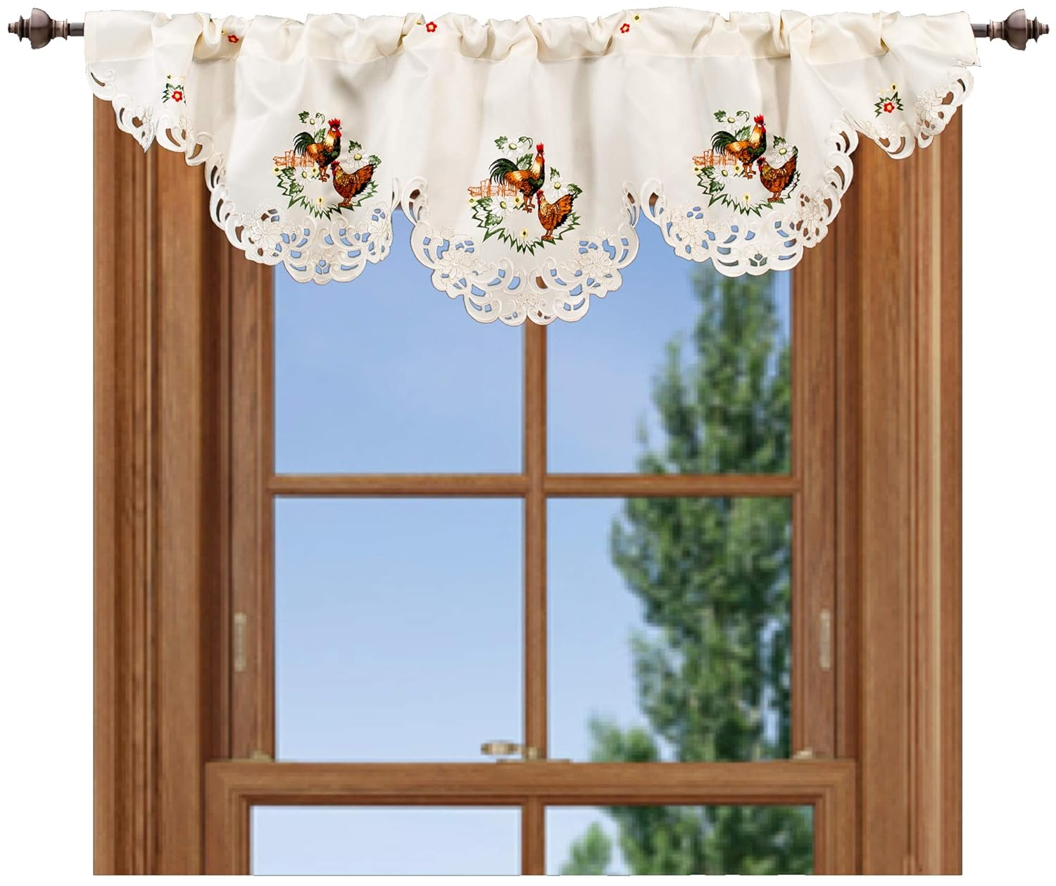 Best kitchen sink window, valance