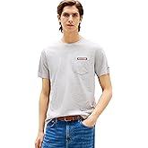 Tommy Hilfiger Mens Short Sleeve Cotton Graphic T-Shirts with Pocket and Logo