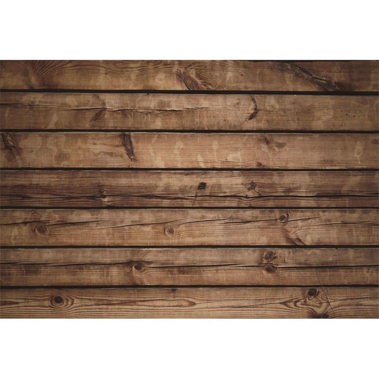 YongFoto 3x2m Vinyl Photography Backdrop Brown Wood Plank Wooden Wall Background for Party Decoration Photo Background Newborn Kids Adults Photoshoot Video Studio Backdrops 10ft