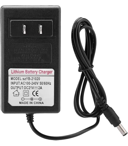 GizMac Replacement Charger For Seesii Mini Chainsaw & Impact Wrench – 21V 2000mAh, Model HC1610-2100750, DC21V Adapter